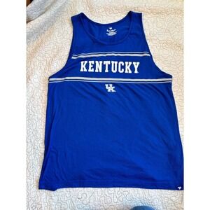 Fanatics Kentucky Wildcats Men's XL Royal Blue Logo Tank Top NCAA UK NWOT #111